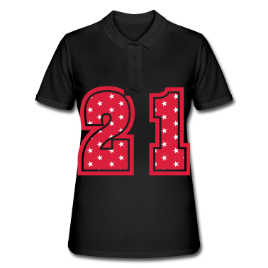 Geschenk Freundin Geburtstag Poloshirt - 21 JAHRE ALT 21 Geburtstag Freundin Retro