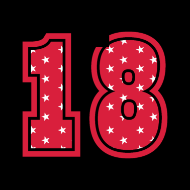 Motiv 18 JAHRE ALT 18 Geburtstag Freundin Retro