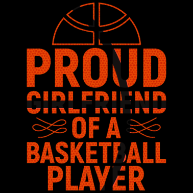 Motiv Stolze Freundin eines Basketballspielers