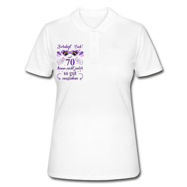 Geschenk Freundin Geburtstag Poloshirt - 70. Geburtstag Frauen Geschenk beste Freundin