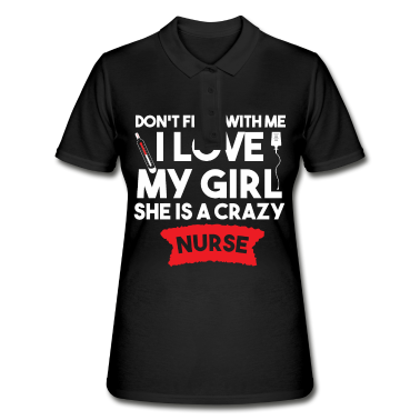 Geschenk Freundin Geburtstag Poloshirt - Flirte nicht mit mir - Meine freundin ist Nurse