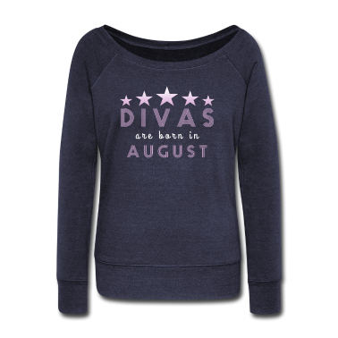 Geschenk Freundin Geburtstag Langarmshirt - Divas August geboren Freundin Geburtstag Geschenk