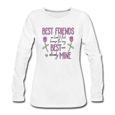 Geschenk Freundin Geburtstag Langarmshirt - Beste Freundin Geburtstag Geschenk Geschenkidee