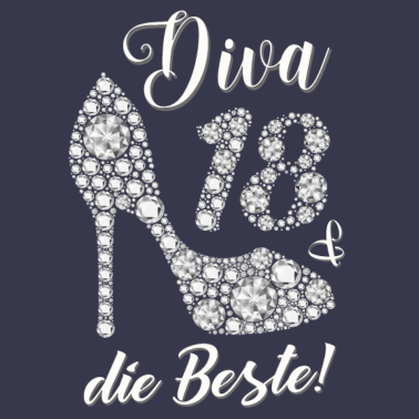 Motiv Diva die Beste Freundin Geschenk 18. Geburtstag