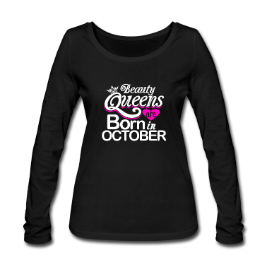 Geschenk Freundin Geburtstag Langarmshirt - Geburtstag Geschenk Oktober Freundin