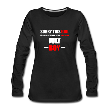 Geschenk Freundin Geburtstag Langarmshirt - Geschenk Freundin geboren im Juli Geburtstag