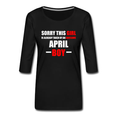 Geschenk Freundin Geburtstag Langarmshirt - Geschenk Freundin geboren im April Geburtstag