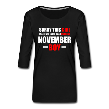 Geschenk Freundin Geburtstag Langarmshirt - Geschenk Freundin geboren im November Geburtstag