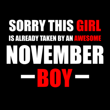 Motiv Geschenk Freundin geboren im November Geburtstag