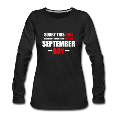Geschenk Freundin Geburtstag Langarmshirt - Geschenk Freundin geboren im September Geburtstag