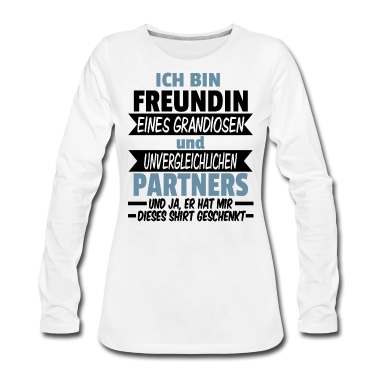 Geschenk Freundin Geburtstag Langarmshirt - Freundin