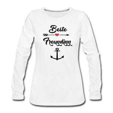 Geschenk Freundin Geburtstag Langarmshirt - Beste Freundin! Perfektes Geschenk Geburtstag