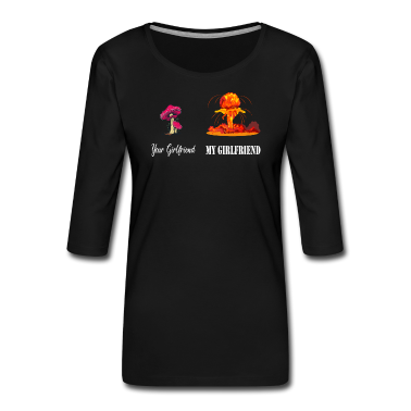 Geschenk Freundin Geburtstag Langarmshirt - DEINE FREUNDIN MEINE FREUNDIN ATOMPILZ VERGLEICH