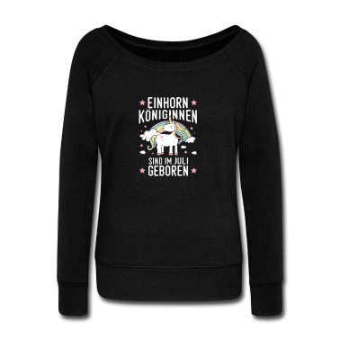 Geschenk Freundin Geburtstag Langarmshirt - Juli Geburtstag Freundin Einhorn