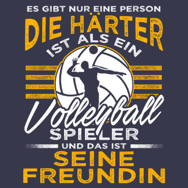 Motiv volleyball Spieler Freundin -Gibt nur eine Person