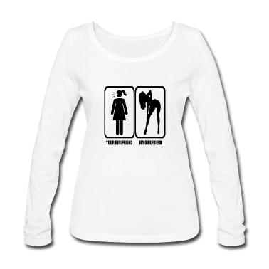 Geschenk Freundin Geburtstag Langarmshirt - Meine Freundin Deine Frendin