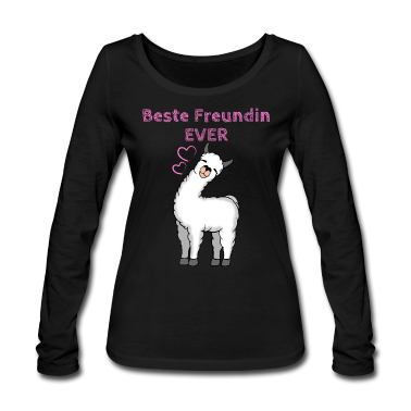Geschenk Freundin Geburtstag Langarmshirt - Beste Freundin Geschenk für Damen und Mädchen
