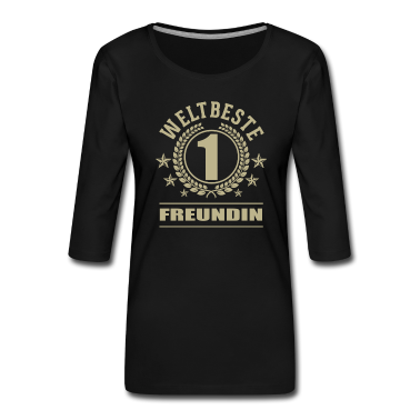 Geschenk Freundin Geburtstag Langarmshirt - Weltbeste Freundin