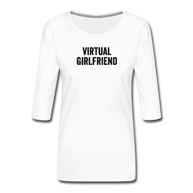 Geschenk Freundin Geburtstag Langarmshirt - Virtuelle Freundin