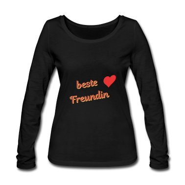 Geschenk Freundin Geburtstag Langarmshirt - beste Freundin