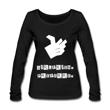 Geschenk Freundin Geburtstag Langarmshirt - Freundin bevorzugt