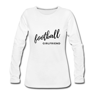 Geschenk Freundin Geburtstag Langarmshirt - Fußball-Freundin