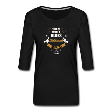 Geschenk Freundin Geburtstag Langarmshirt - Dies ist eine Blues Freundin