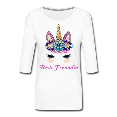 Geschenk Freundin Geburtstag Langarmshirt - Beste Freundin Geschenk für Damen und Mädchen