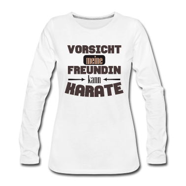 Geschenk Freundin Geburtstag Langarmshirt - Freundin Karate