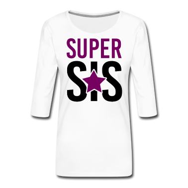 Geschenk Freundin Geburtstag Langarmshirt - Super SIS Schwester Freundin Geschenk Geburtstag
