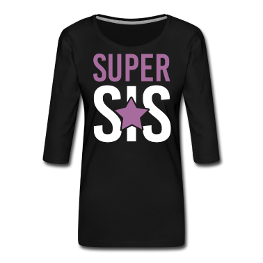 Geschenk Freundin Geburtstag Langarmshirt - Super SIS Schwester Freundin Geschenk Geburtstag