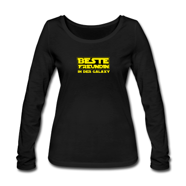 Geschenk Freundin Geburtstag Langarmshirt - Beste Freundin in der Galaxy