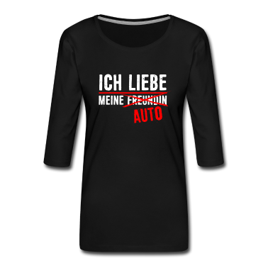 Geschenk Freundin Geburtstag Langarmshirt - Ich liebe meine Freundin AUTO