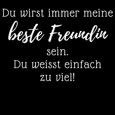 Motiv Du wirst immer meine beste Freundin sein
