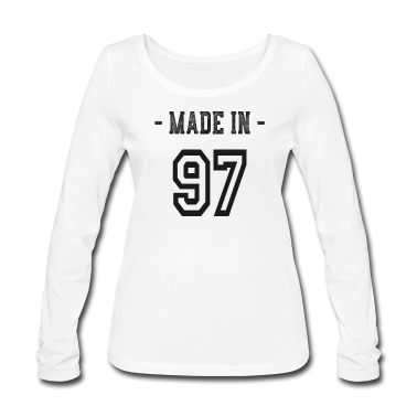 Geschenk Freundin Geburtstag Langarmshirt - Made in 97 Geschenk Geburtsjahr 1997 Geburtstag
