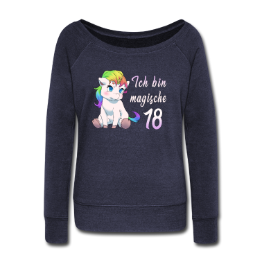 Geschenk Freundin Geburtstag Langarmshirt - 18 Jahre Einhorn 18. Geburtstag Freundin Geschenk