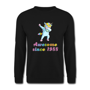 Geschenk Freundin Geburtstag Pullover - Dabbing Einhorn 1988 Freundin Geburtstag Geschenk