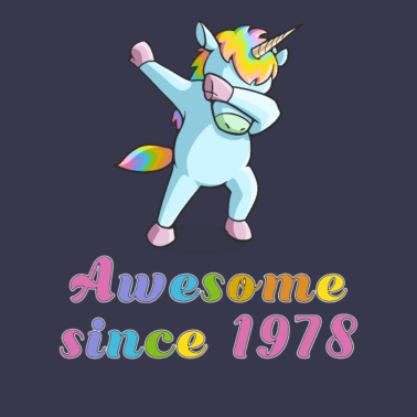 Motiv Dabbing Einhorn 1978 Freundin Geburtstag Geschenk