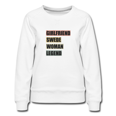 Geschenk Freundin Geburtstag Pullover - Schweden Freundin Frau Legende