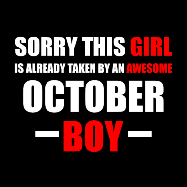 Motiv Geschenk Freundin geboren im Oktober Geburtstag