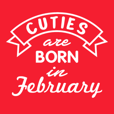 Motiv Geburtstag Februar Geschenk