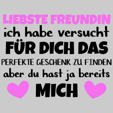 Motiv Freundin Geschenk für Geburtstag und Weihnachten