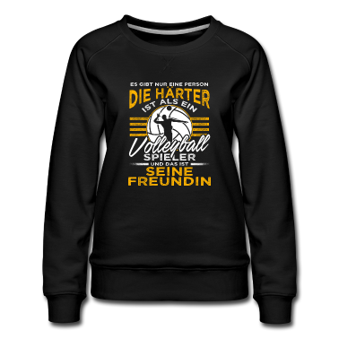 Geschenk Freundin Geburtstag Pullover - volleyball Spieler Freundin -Gibt nur eine Person