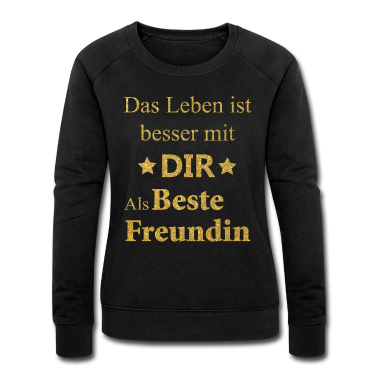 Geschenk Freundin Geburtstag Pullover - Beste Freundin Geschenk für Damen und Mädchen