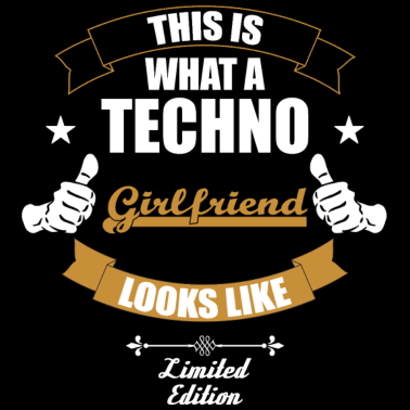 Motiv Dies ist eine Techno Freundin