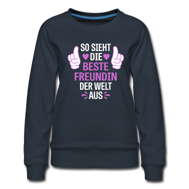 Geschenk Freundin Geburtstag Pullover - Die beste Freundin der Welt Spruch Geschenk
