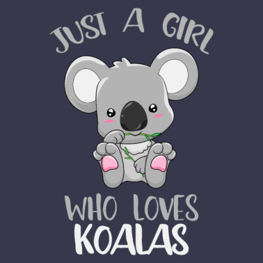 Motiv Mädchen liebt Koalas Koala Liebe Freundin Geschenk