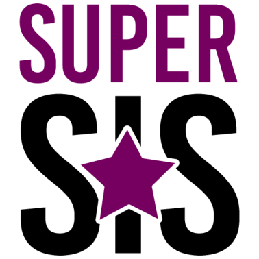 Motiv Super SIS Schwester Freundin Geschenk Geburtstag