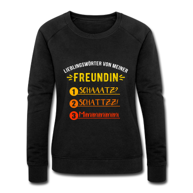 Geschenk Freundin Geburtstag Pullover - Lieblingswoerter Freundin