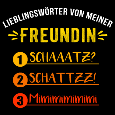 Motiv Lieblingswoerter Freundin